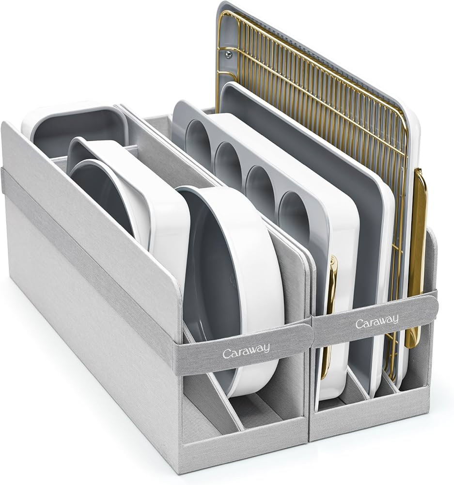 Caraway Nonstick Ceramic Bakeware Set (11 Pieces) - Baking Sheets, Assorted Baking Pans, Cooling ... | Amazon (US)