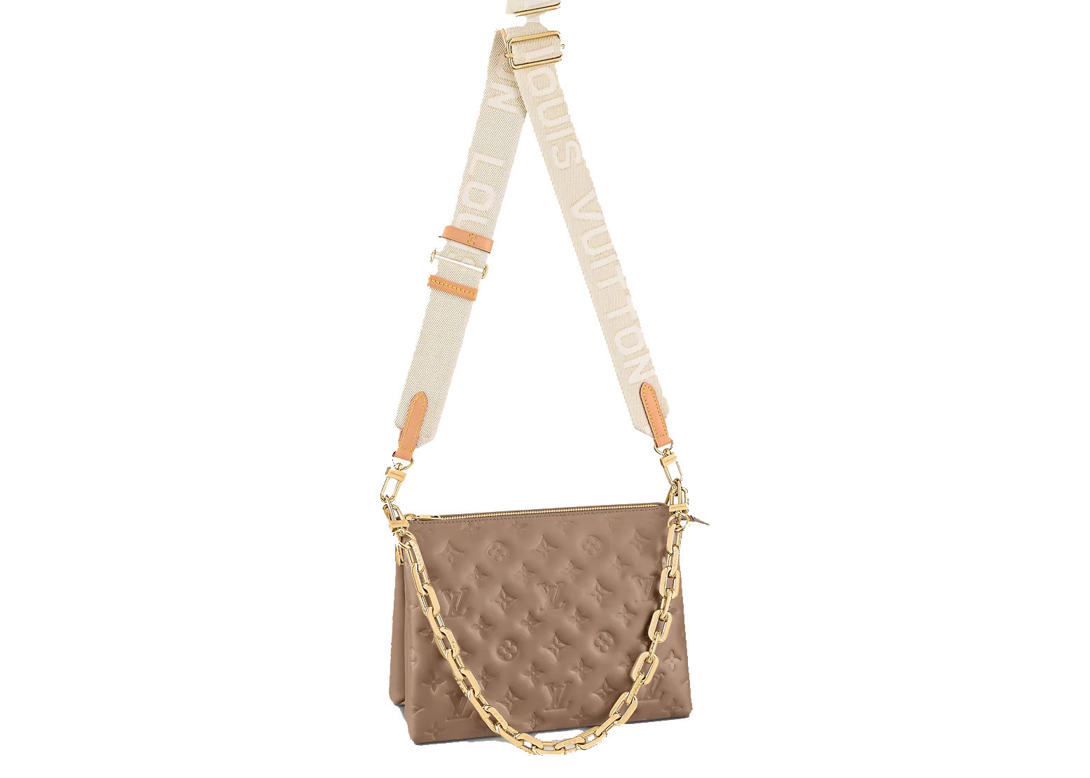 Women's Louis Vuitton Coussin PM in Taupe | StockX