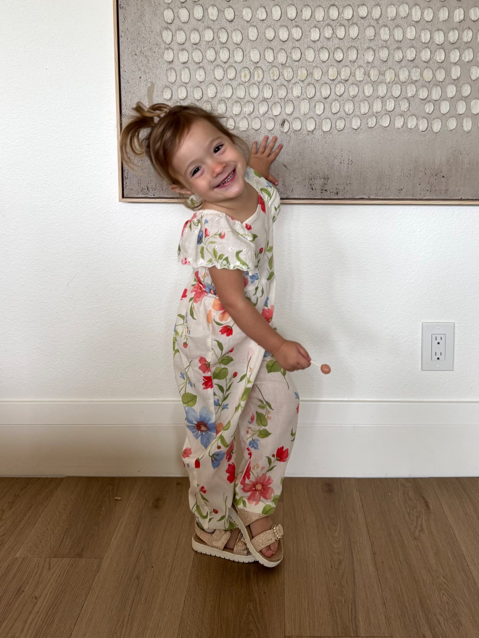 Sissies cute outfit is 50% off today!! Less than $20  Got all the girls matching ones for Easter church! Linking her shoes too! 

#LTKKids #LTKSeasonal #LTKU