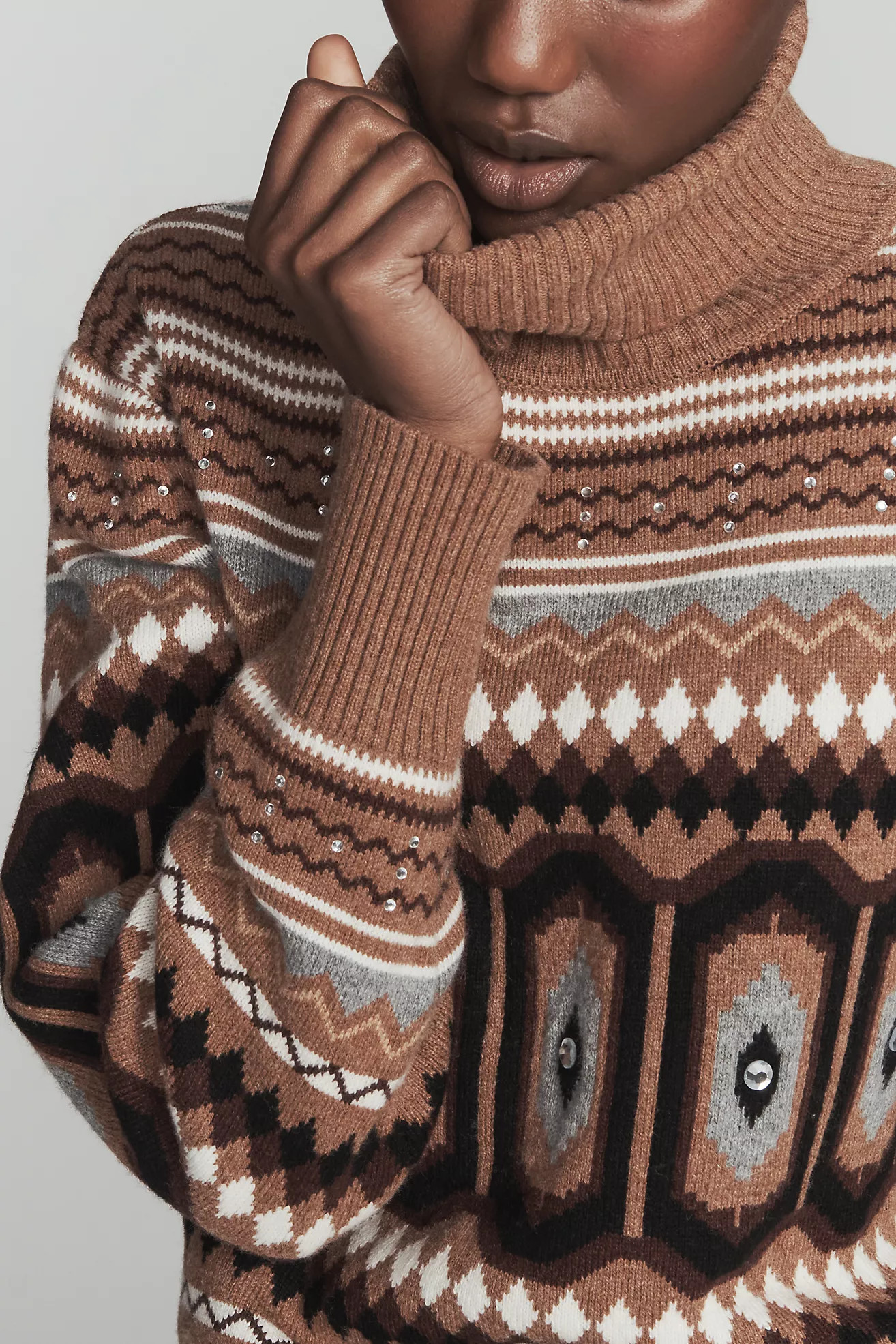 ALIGNE Federika Wool-Blend Turtleneck Sweater | Anthropologie (US)