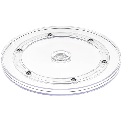 Kepfire 7 inch Lazy Susan Turntable,Acrylic Lazy Susan for Table Top,Small Lazy Susan Organizer for Kitchen Cabinets,Makeup,Spice Racks | Amazon (US)