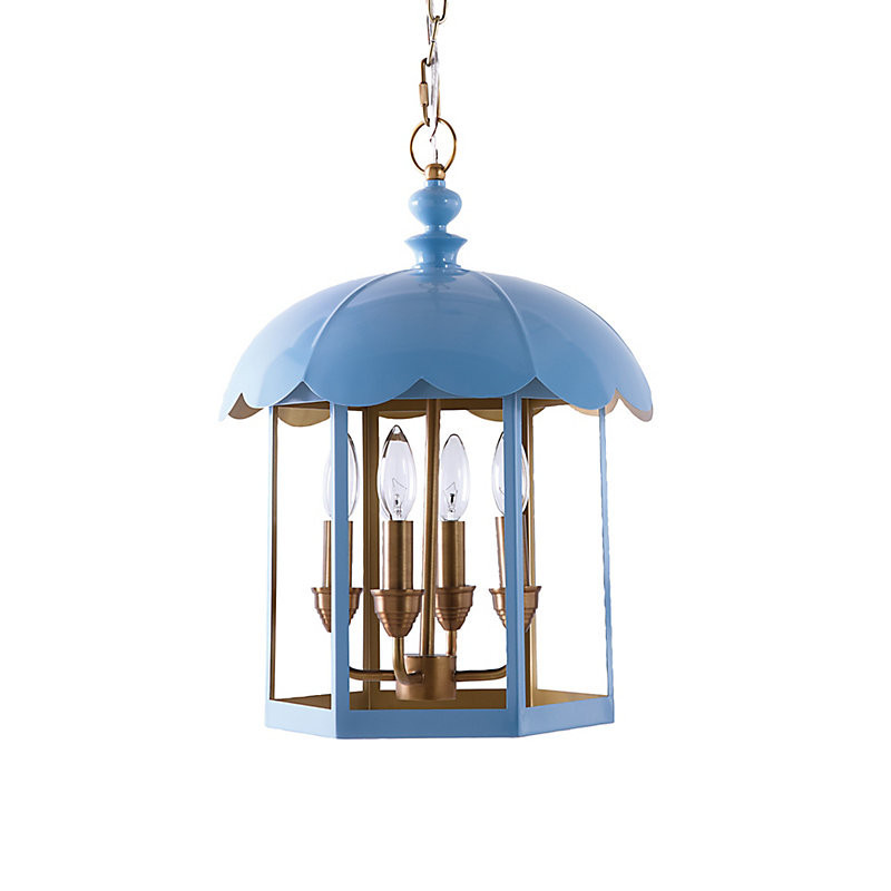 Nan 4-Light Pendant - Blue - Ballard Designs | Ballard Designs, Inc.