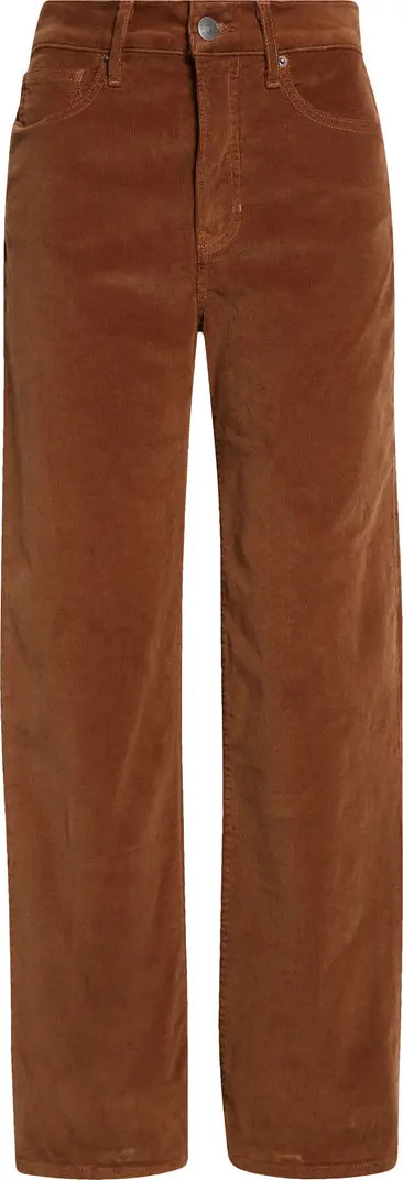 Crosbie High Waist Wide Straight Leg Corduroy Pants | Nordstrom