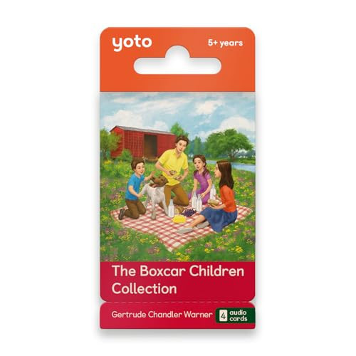 YOTO The Boxcar Children Collection – 4 Kids Audio Cards for Use with Player & Mini All-in-1 Audio Device, Screen-Free Listening with Fun Stories for Playtime Bedtime & Travel, Ages 7+ | Amazon (US)