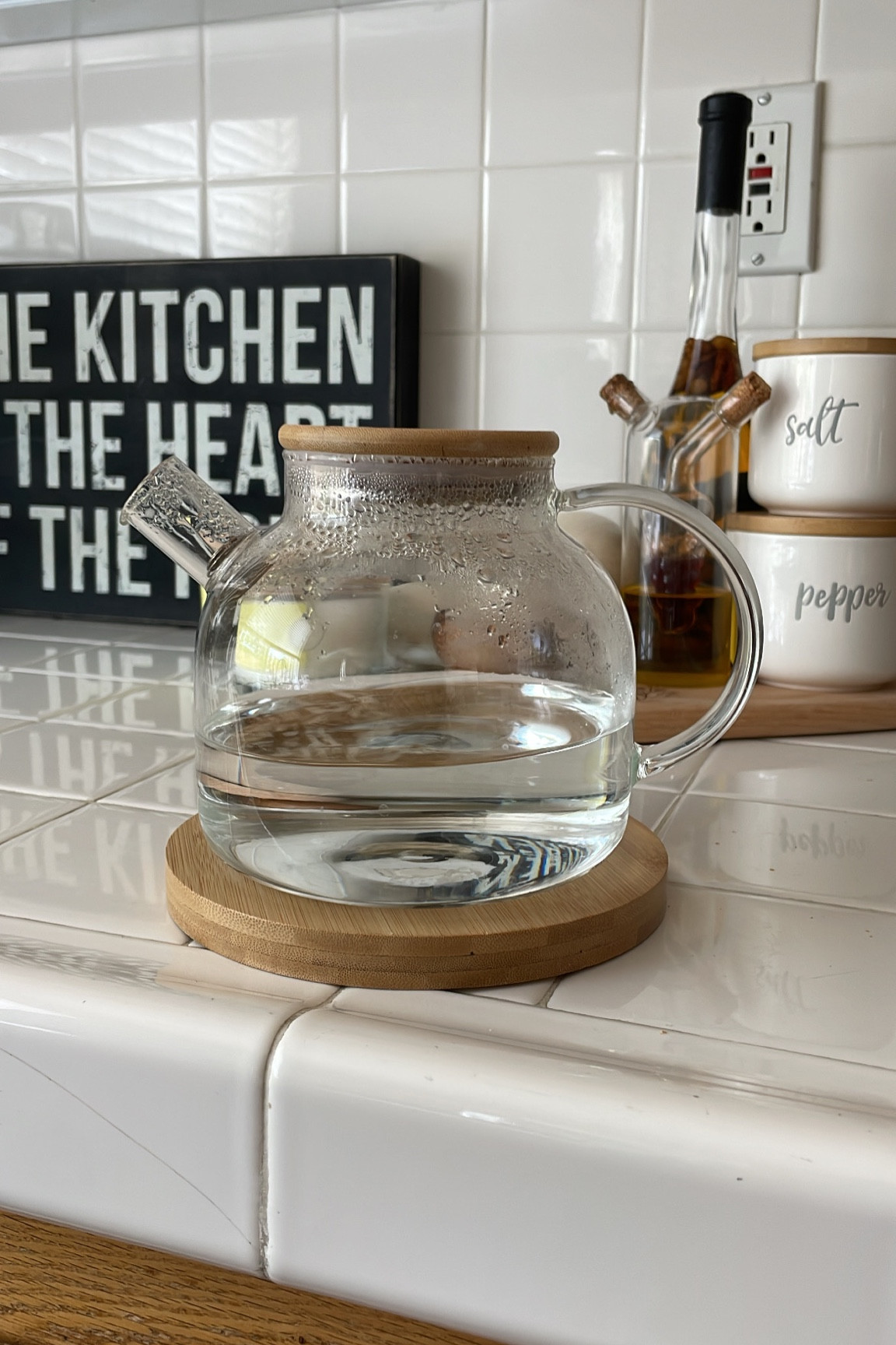 My FAVORITE tea kettle! Can actually burn on the stove. Stove safe. Microwaveable safe. Dishwasher safe. And comes with a filter for tea/potpourri!

#LTKFind #LTKSeasonal #LTKhome