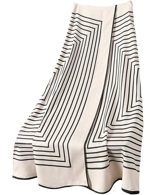GORGLITTER Women's Wrap Long Skirts Geometric Print High Waist Elegant Dressy Casual A Line Maxi ... | Amazon (US)