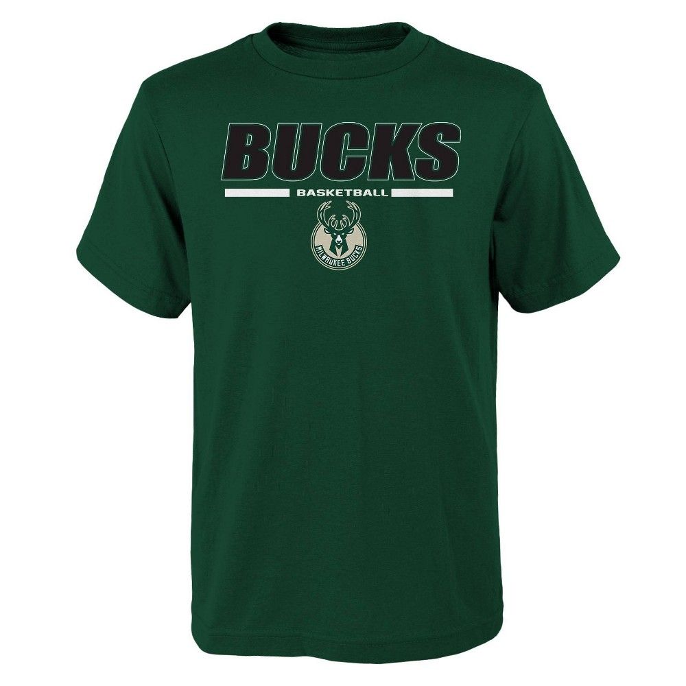 NBA Milwaukee Bucks Boys' Poly T-Shirt - M | Target