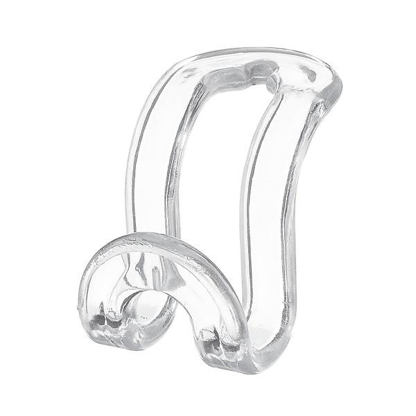 Clear Slim Cascading Hanger Hooks Pack of 10 | The Container Store