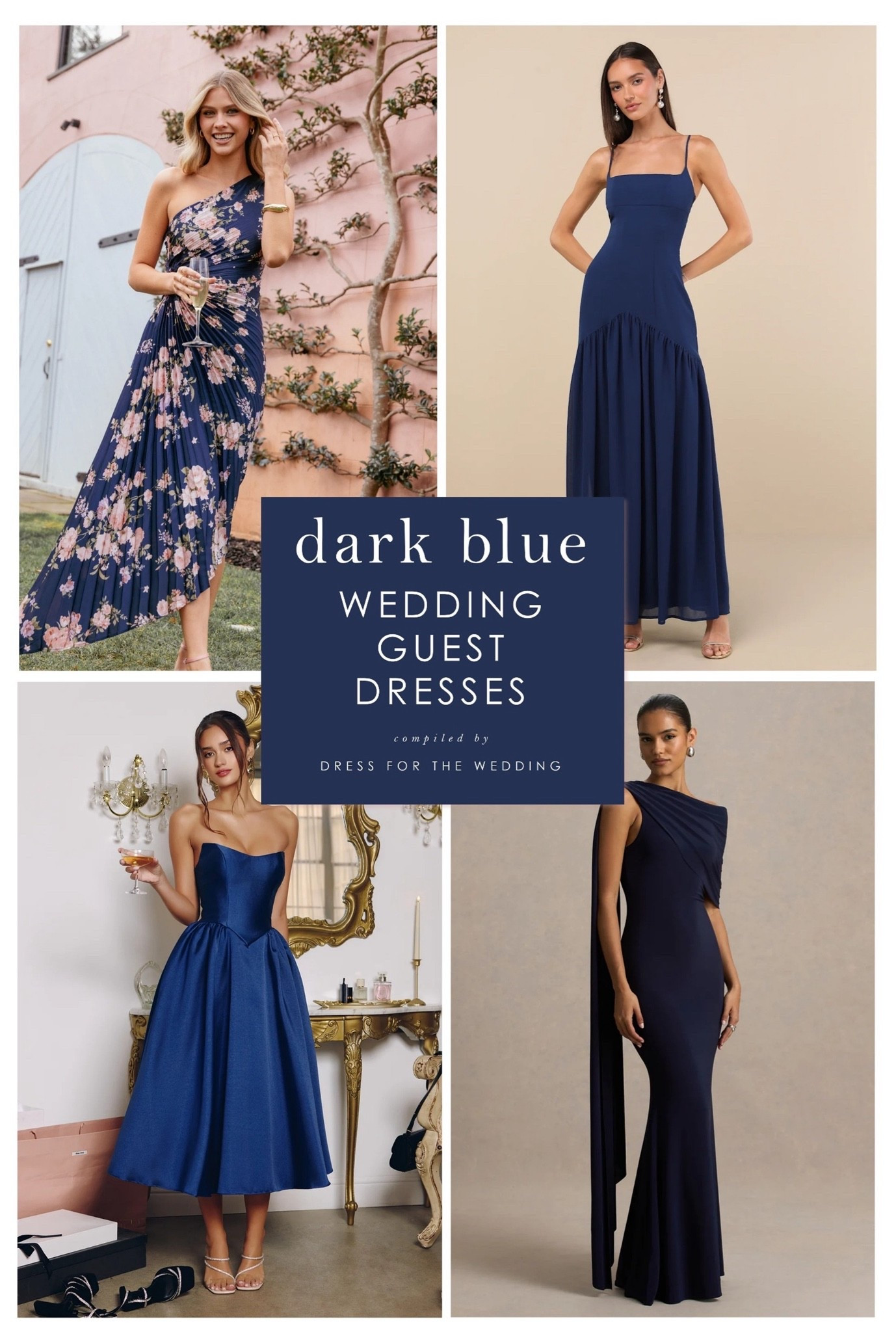Dark blue dresses for weddings. Fall wedding guest dresses. Navy blue and dark blue dresses for wedding guests and bridesmaids. Blue midi dresses, maxi dresses and formal dress styles. Follow Dress for the Wedding on the LIKEtoKNOW.it shopping app to get the product details for this look and more cute dresses, wedding guest dresses, wedding dresses, and bridal accessories, plus wedding decor and gift ideas!

#LTKootd #LTKWedding #LTKgrwm #LTKgrwm #LTKootd #LTKWedding