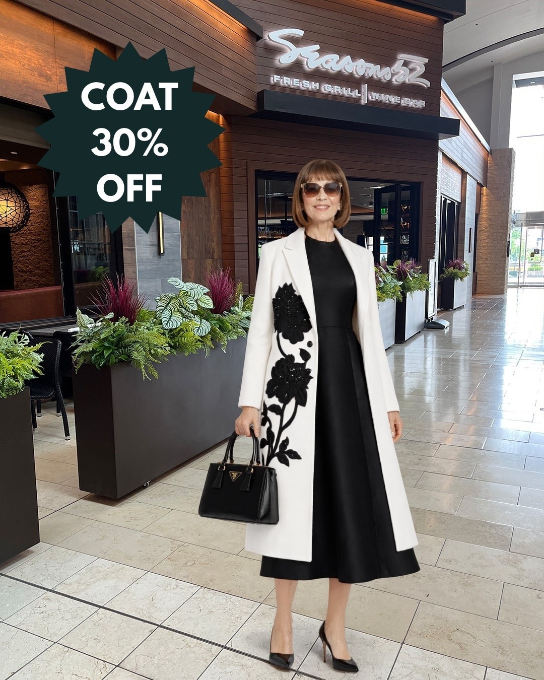 Out to an Anniversary Dinner with the Girls...  This beautiful embroidered Winter coat is on SALE at WHBM ‼️ 30% OFF!!!
Dinner Date - Workwear- party outfit - Vacation- Travel 

Follow my LTK @fashionistanyc on the @shop.LTK app to view this post and get my exclusive app-only content!

#liketkit #LTKootd #LTKSaleAlert #LTKWorkwear #LTKgrwm #LTKdayinmylife #LTKWedding
@shop.ltk
https://liketk.it/5KjmU