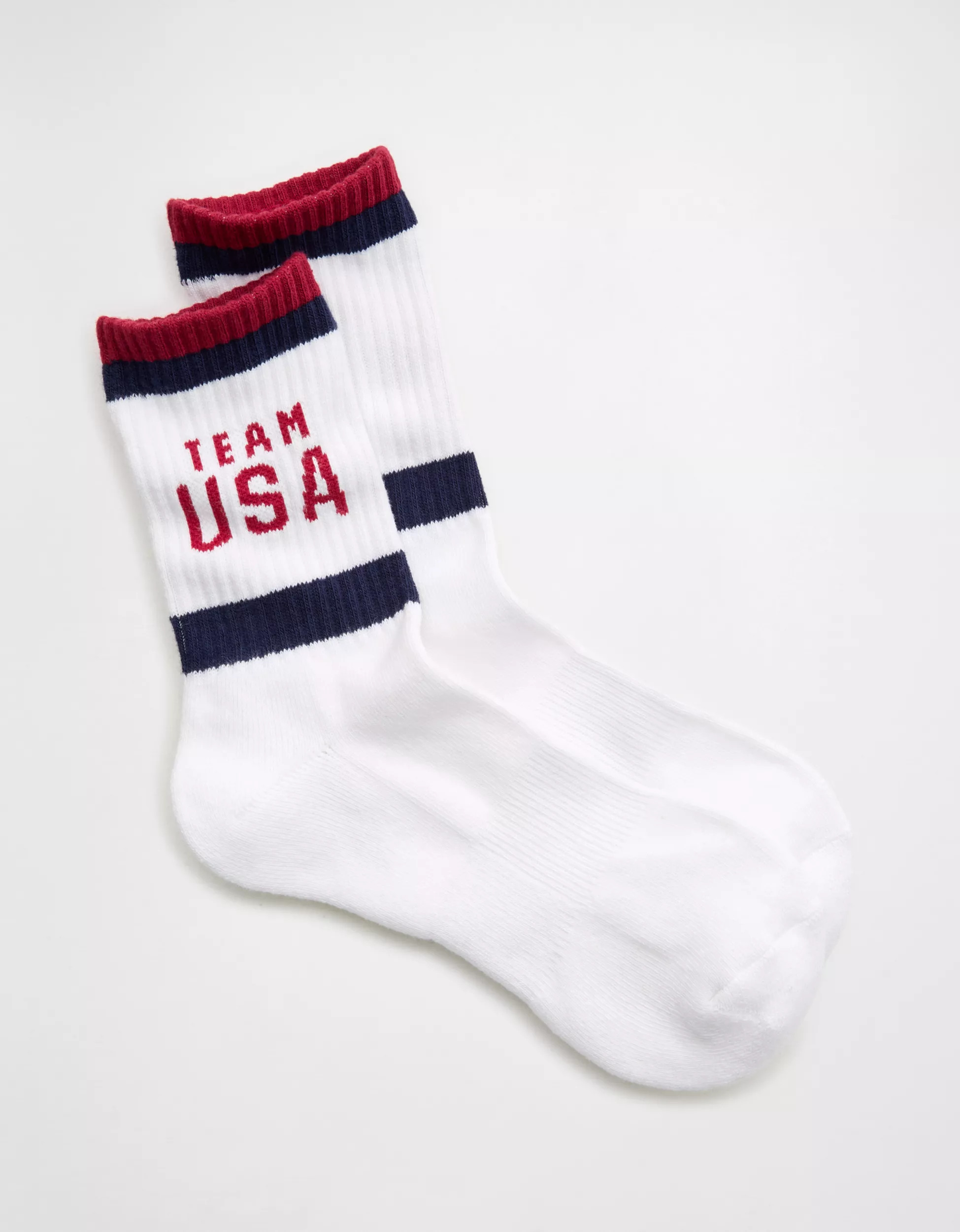 OFFLINE By Aerie Team USA Collection Crew Socks | Aerie