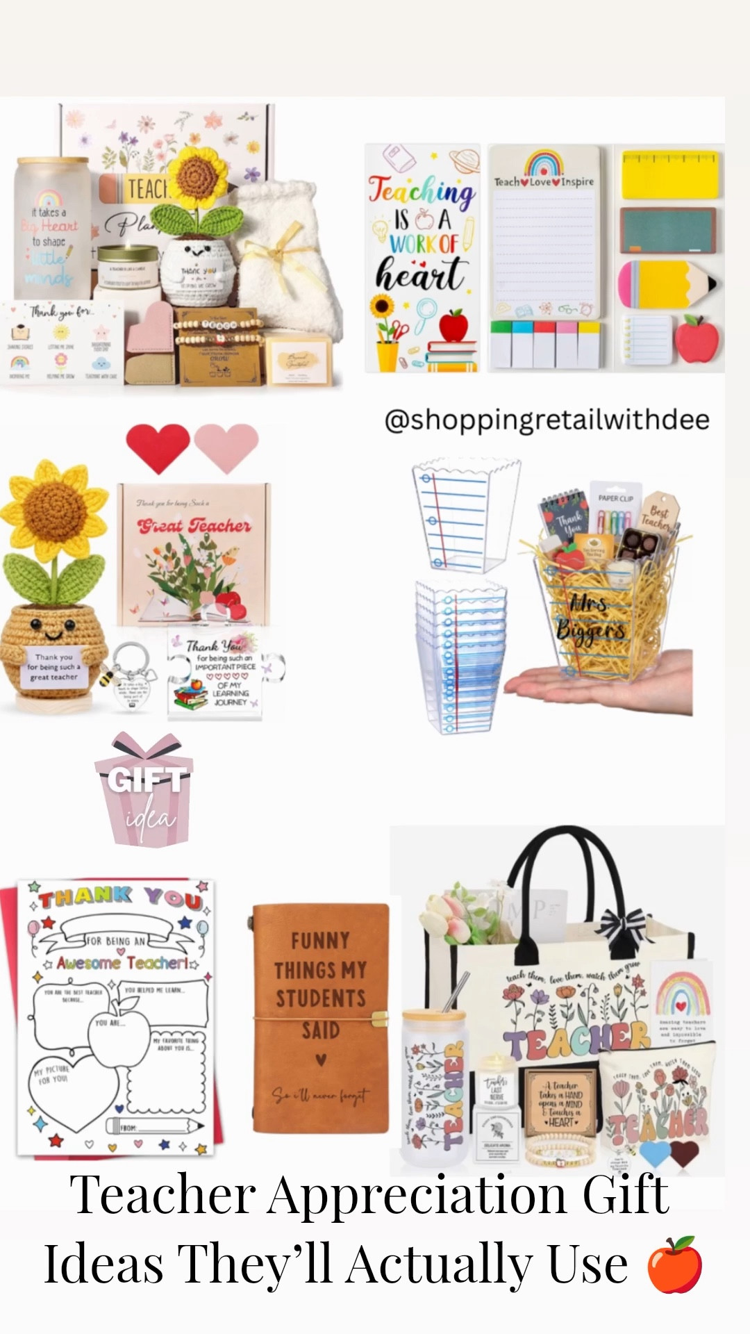 Sharing the cutest teacher appreciation gifts that are functional, thoughtful, and keepsake-worthy! Perfect for Teacher Appreciation Week, end-of-year thank-yous, preschool teachers, elementary teachers, and classroom staff. These are easy gift ideas teachers truly love and can use every day ❤️

#teacherappreciationgifts #teachergiftideas #teacherappreciationweek #endofyeargifts #preschoolteachergifts #elementaryteacher #classroomgiftideas #teachergift