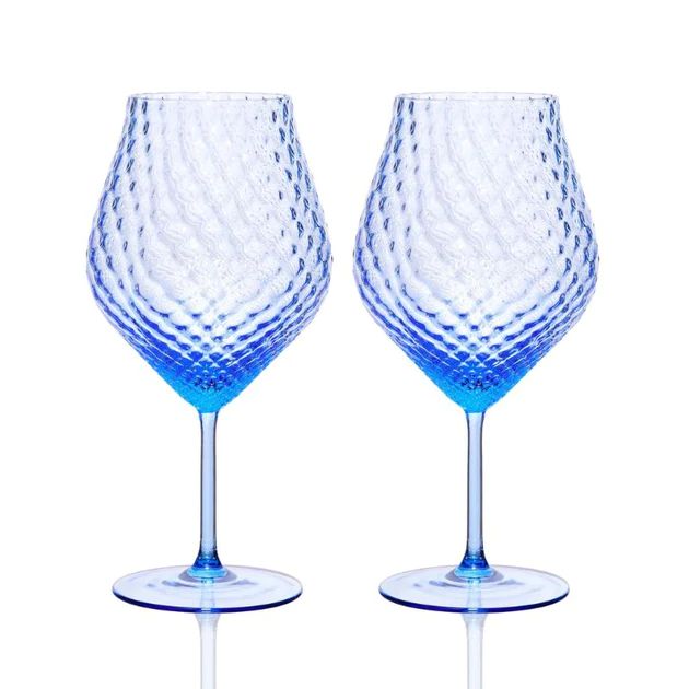 Balboa Universal Wine Glasses - Blue | Cailini Coastal