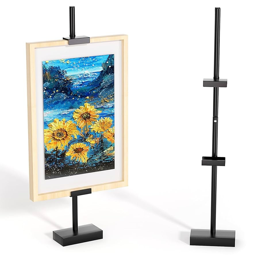 Tabletop Picture Frame Stand, Adjustable for Frames Up to 29" H, Frame Holder Stand Table Easels ... | Amazon (US)