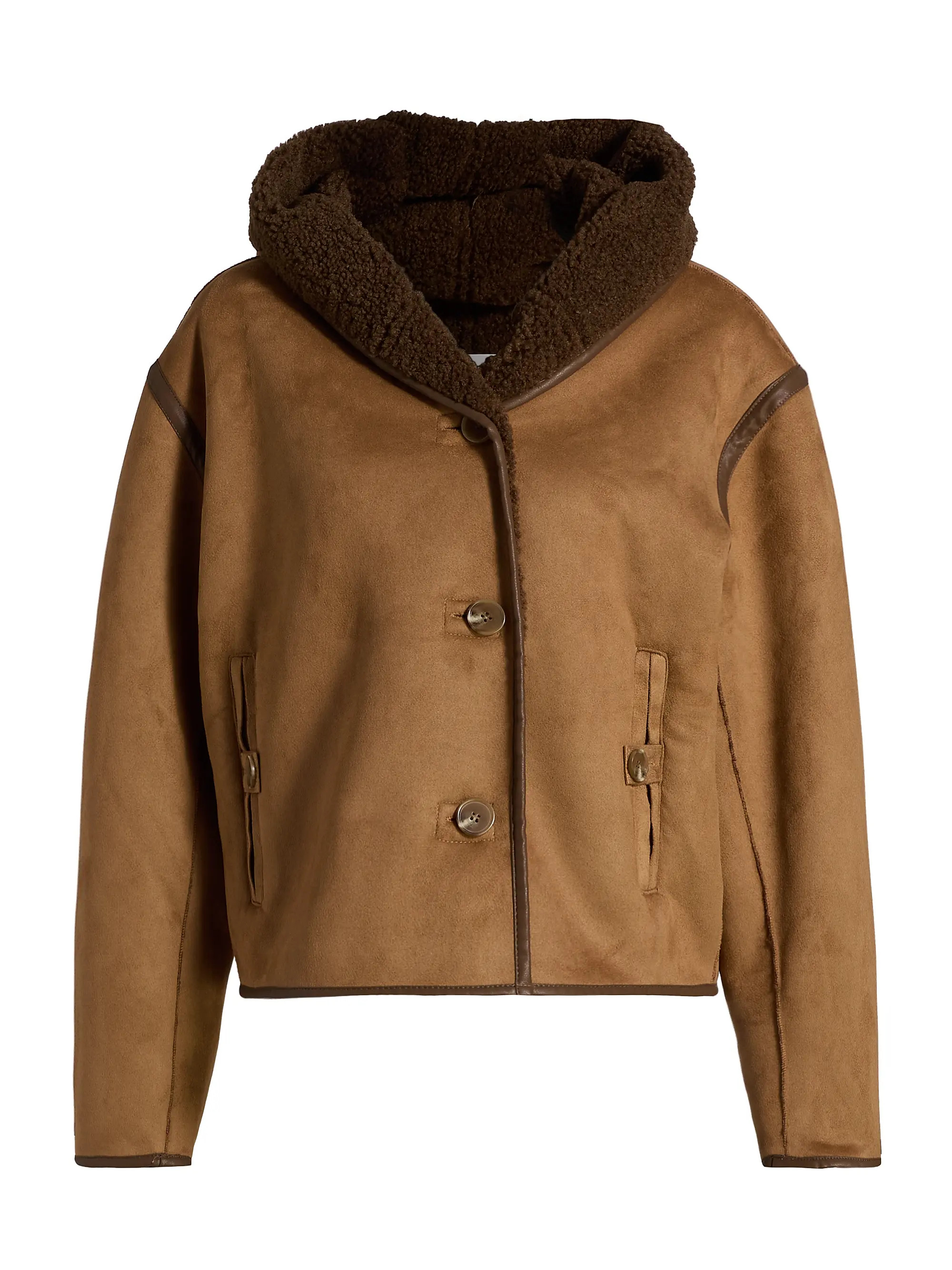 dh New York Madylen Faux Sherpa Jacket | Saks Fifth Avenue | Saks Fifth Avenue