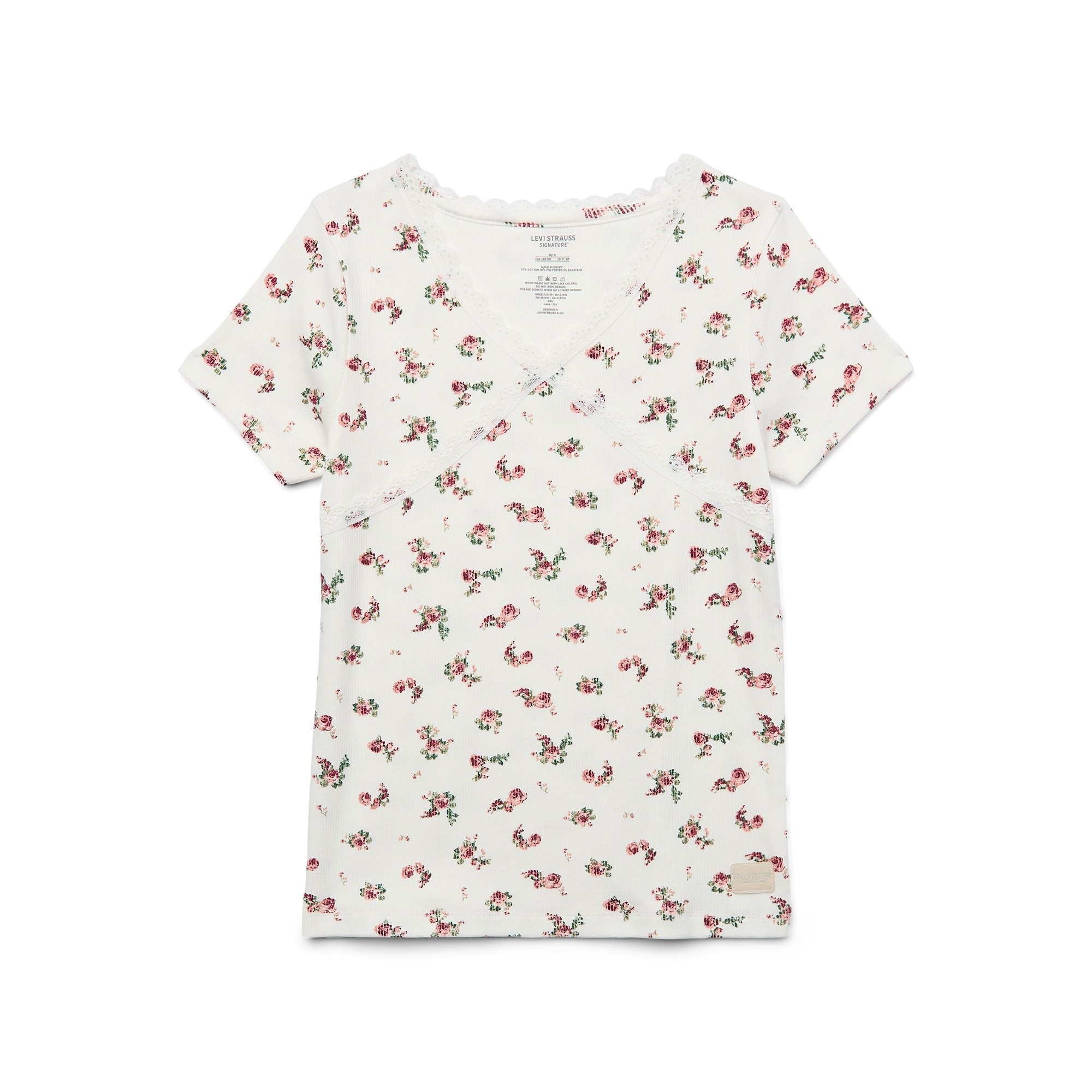 Signature by Levi Strauss & Co. Girls Knit Top, Sizes XS-XL - Walmart.com | Walmart (US)