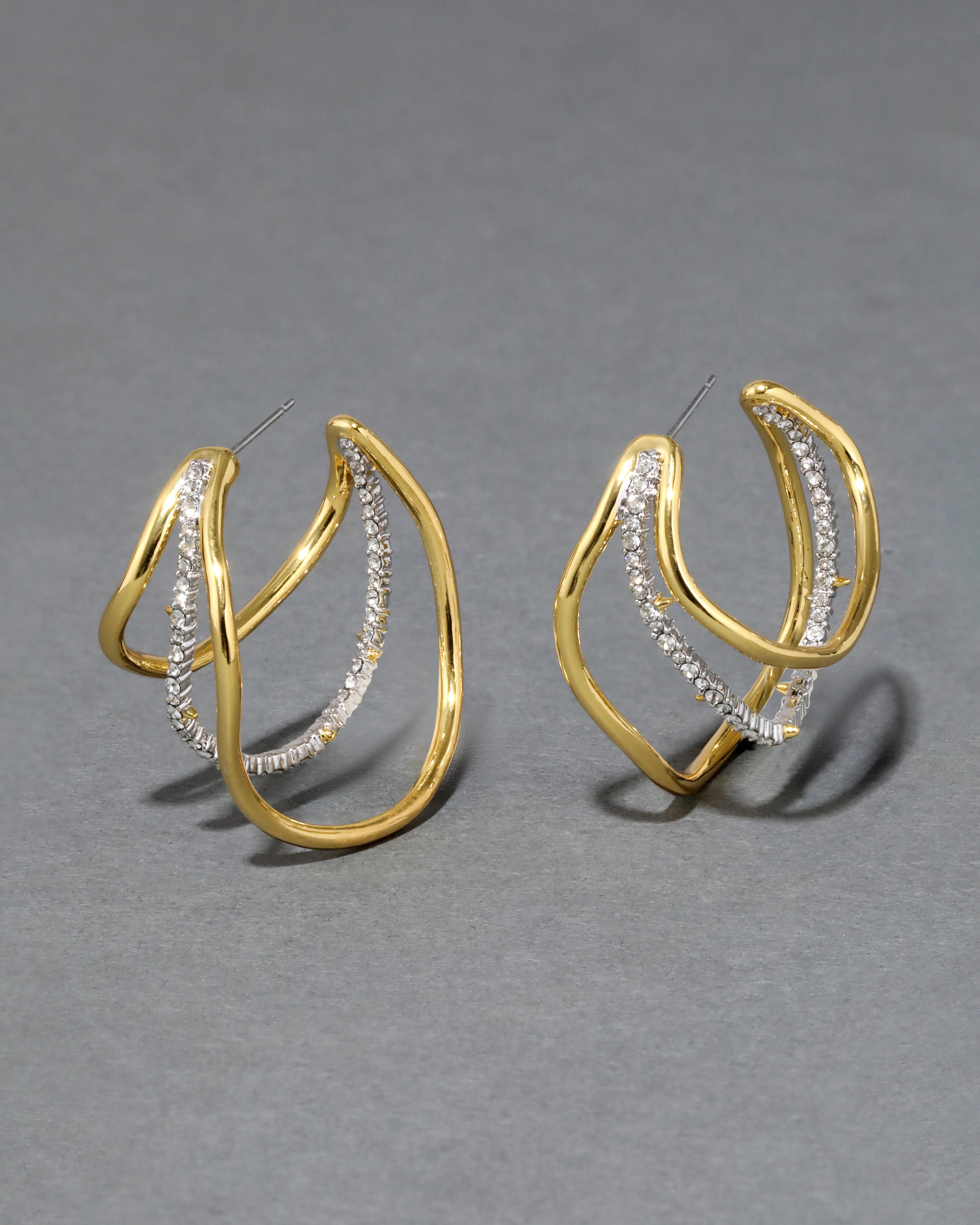 Orbit Wavy Hoop Earring | Alexis Bittar