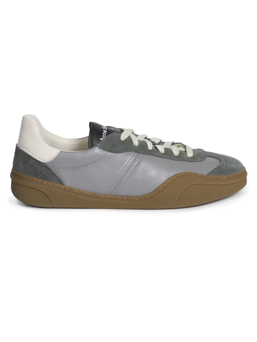 Bars M Leather Low-Top Sneakers | Saks Fifth Avenue
