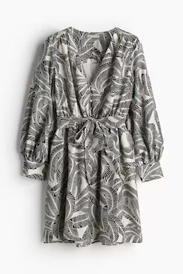 Linen-blend Wrap Dress | H&M (US + CA)