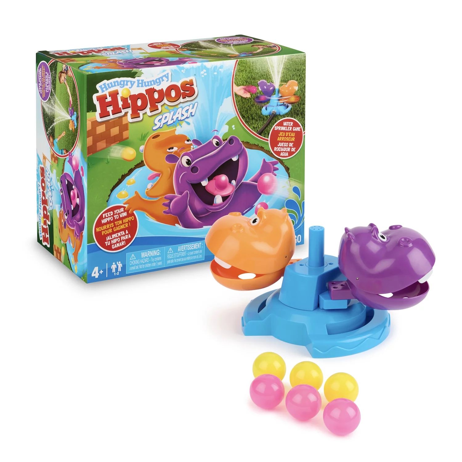 Hasbro Hungry Hungry Hippos Splash Game by WowWee | Walmart (US)