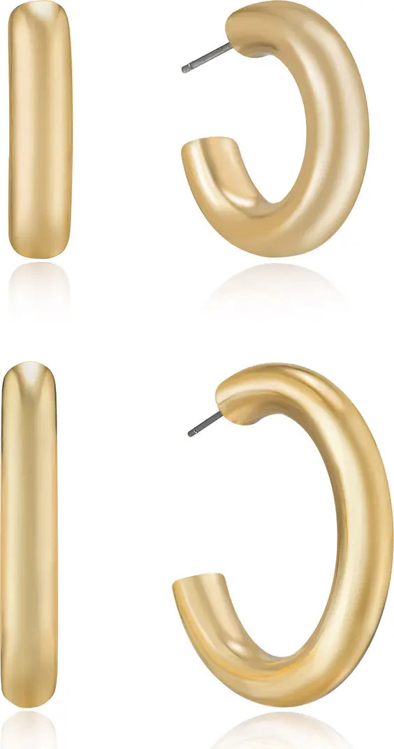 Set of 2 Hoop Earrings | Nordstrom
