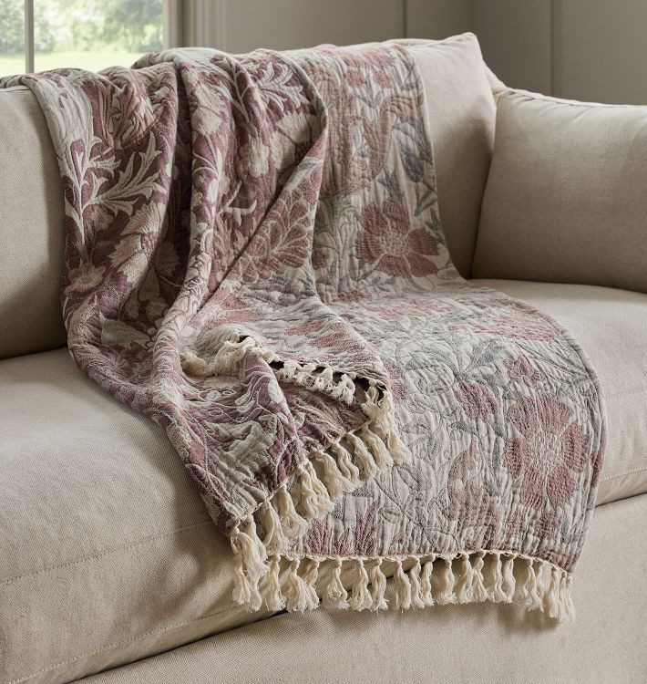Botanical Cotton Throw | Rejuvenation