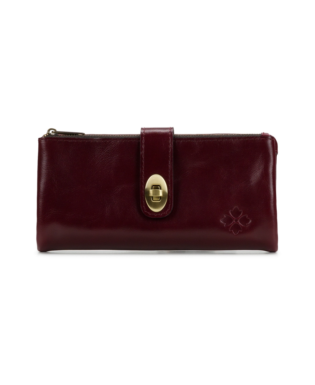 Patricia Nash Annesley Leather Wristlet - Oxblood | Macy's