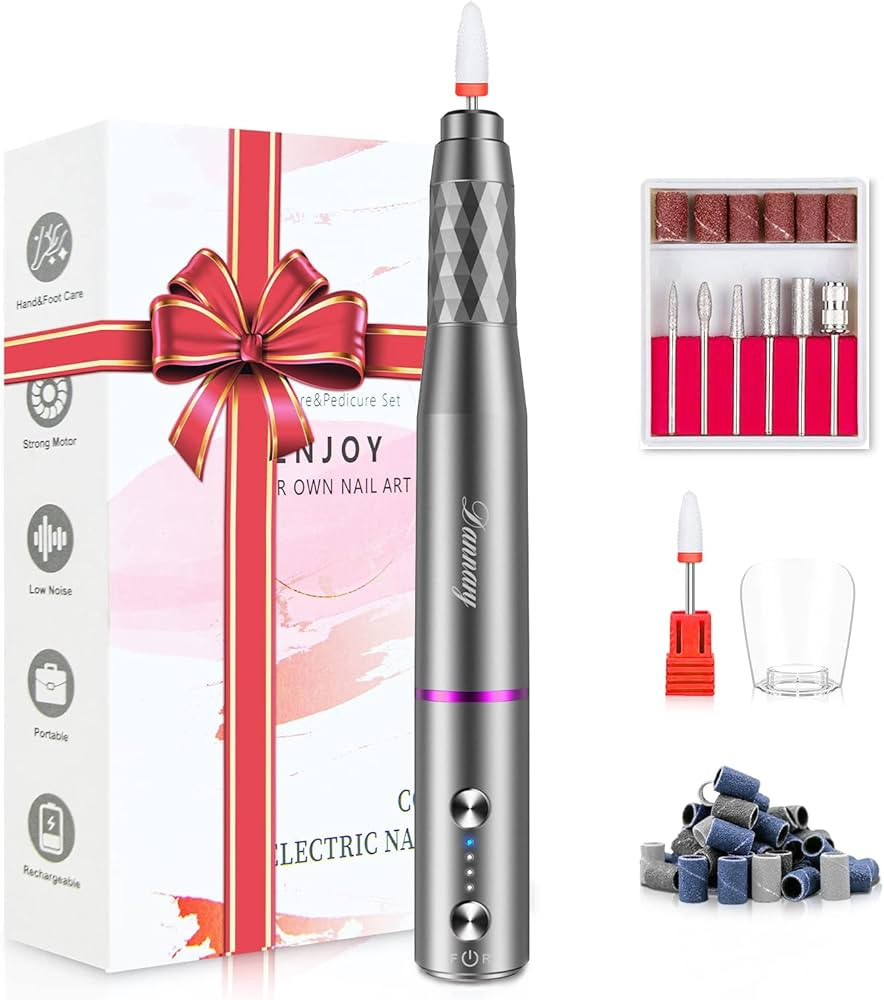 Electric Nail Drill Machine Professional,Cordless Electric Nail File for Acrylic Gel Nails,Efile ... | Amazon (US)