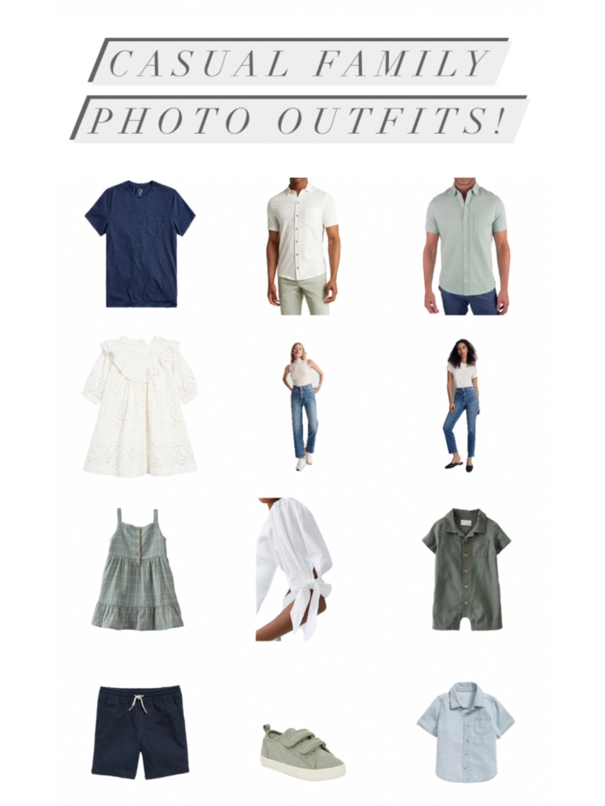 Spring Casual Family Photo Outfit Inspo! 

#LTKfamily #LTKSeasonal #LTKstyletip