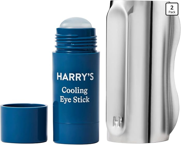 Harry's Cooling Eye Kit for Men - Gua Sha Depuffing Facial Massage Tool and Cooling Eye Stick | Amazon (US)