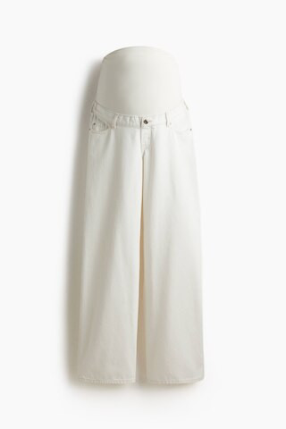 H & M - MAMA Wide Jeans - White | H&M (US + CA)
