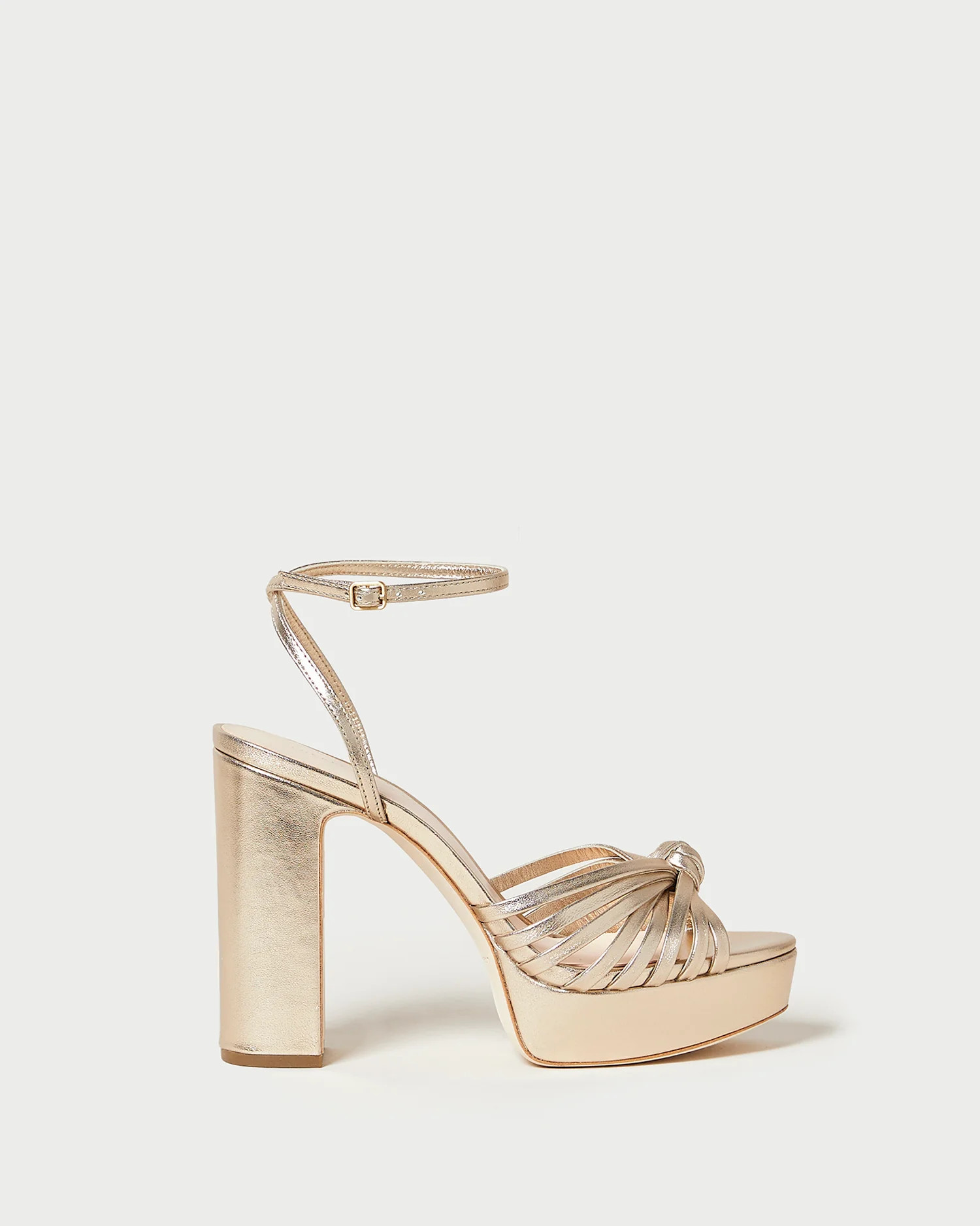 Rivka Champagne Knot Platform Sandal | Loeffler Randall