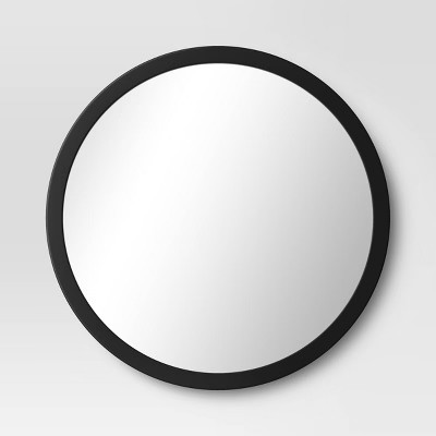 20" Round Wall Mirror Black - Room Essentials™ | Target