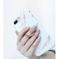 Marble Iphone Case With Rose Gold Ring Phone Grip Gift For Her - 11, 11 Pro, Xs Max 12 Pro | Etsy (US)