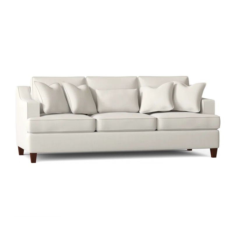 Sonny 91" Recessed Arm Sofa with Reversible Cushions | Wayfair Professional