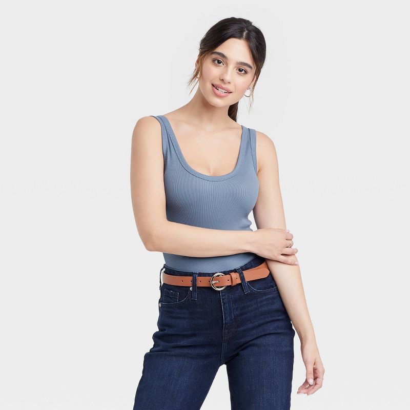 Women's Double-Scoop Bodysuit - A New Day™ | Target