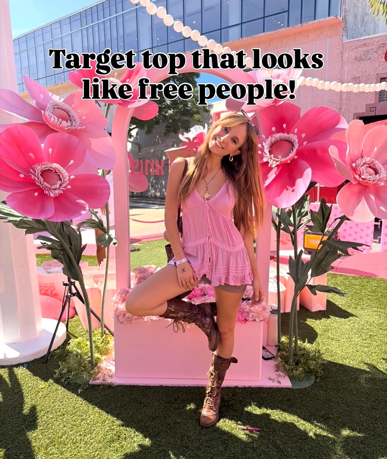 Target top that looks like free people 🩷

#LTKfitnessgoals #LTKmomlife #LTKootd