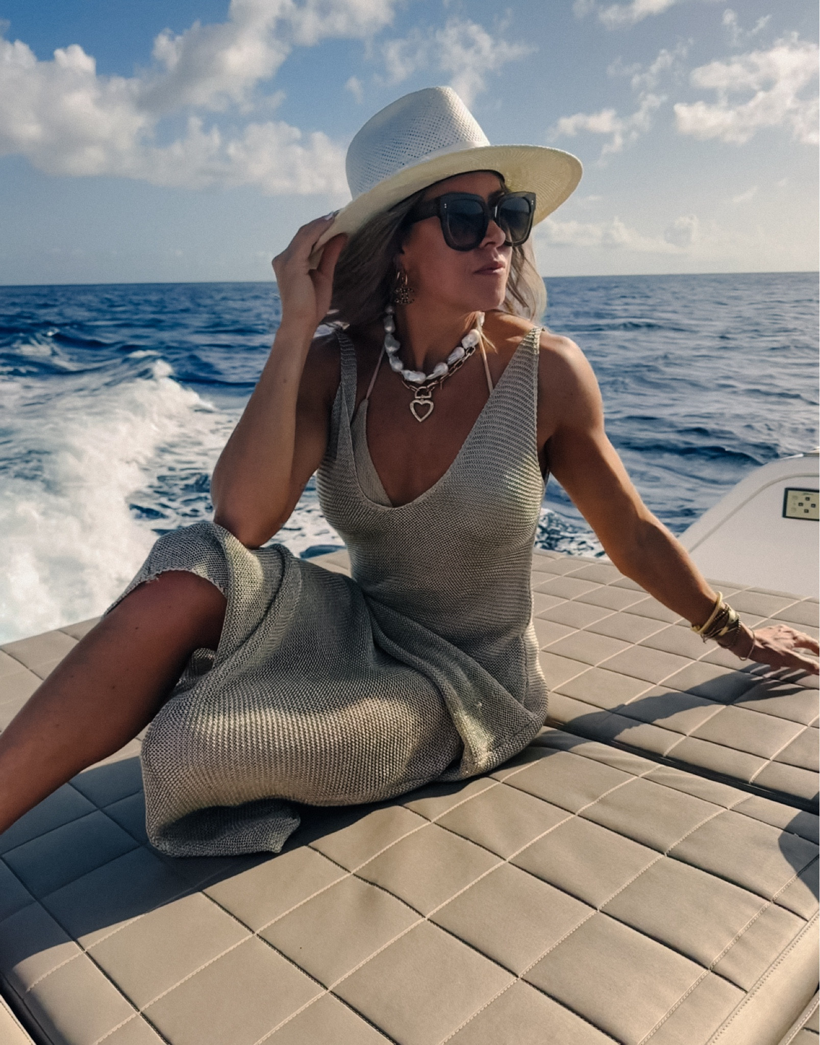 The perfect vacation outfit doesn’t exi...Use code TAKE20 to save 20% on my shimmery coverup and hat. 

#LTKSeasonal #LTKFallSale #LTKSaleAlert