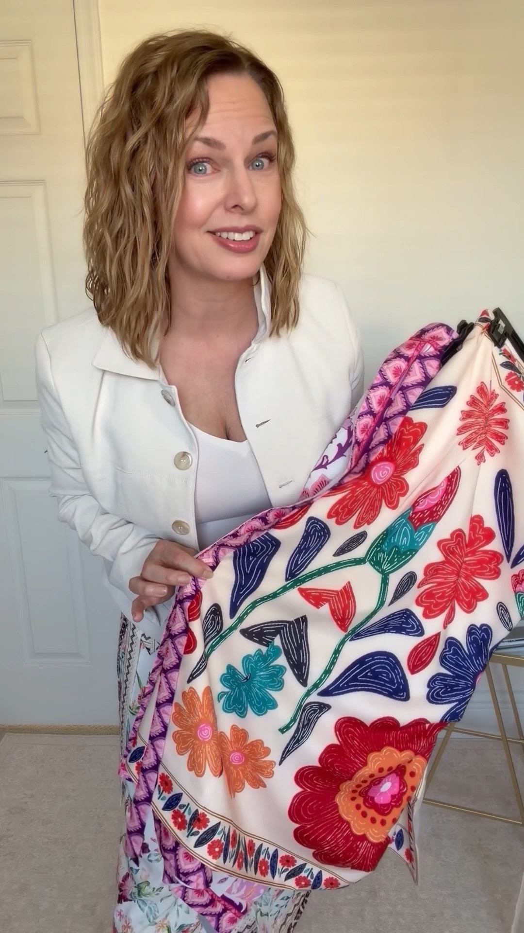 I love a wrap skirt. I love this one so much. I got it in three colors! These have that Farm Rio vibe (but the price is definitely NOT). 

This is the kind of thing I like to wear to a summer party with a T-shirt, tank and a simple sandal. Lightweight and not too precious! I’m about 140lbs, size 4/6 and I’m  wearing a medium. 

#LTKootd #LTKOver40 #LTKPetite