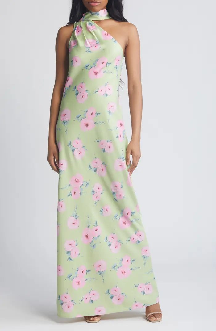 WAYF The Avery Floral One-Shoulder Gown | Nordstrom | Nordstrom