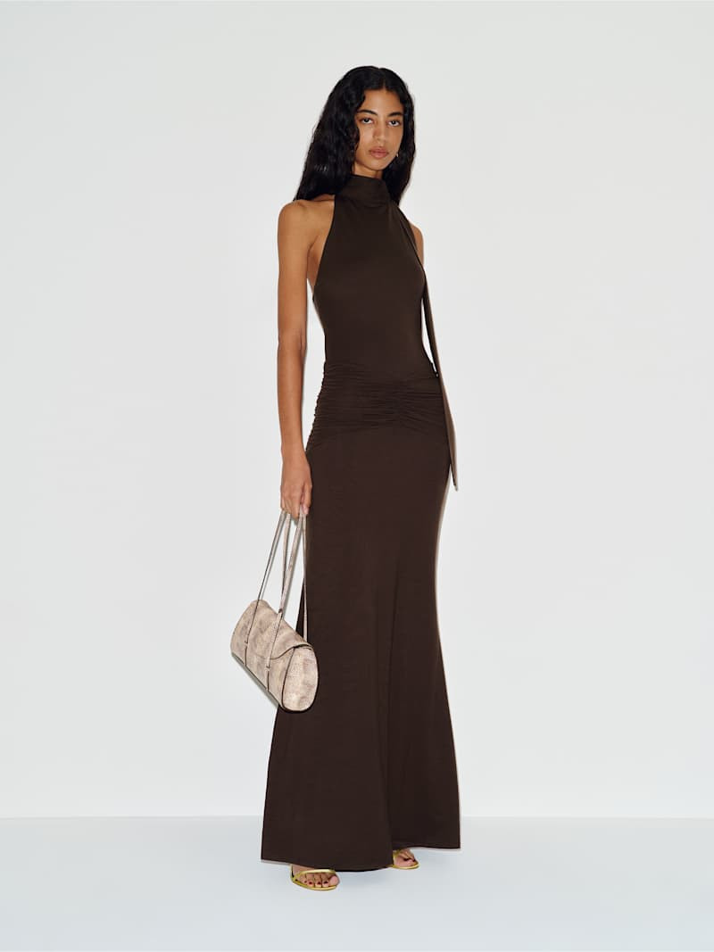 Reformation Serena Knit Dress Ivory Medium | Reformation (Global)