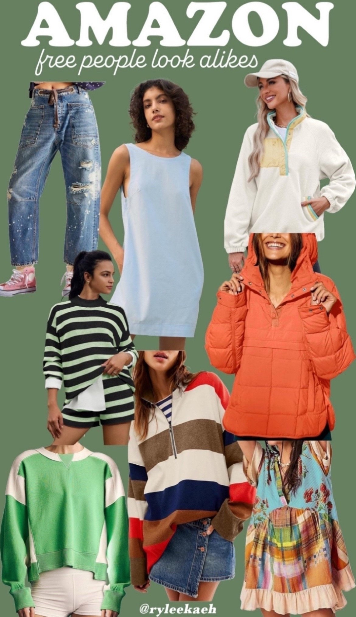 ✨ Amazon free people look alikes ✨

Lots of good quality pieces on Amazon that are identical to free people looks.. just 3/4 of the price!! Perfect for winter!! 🤯❄️🤑

Some are under $10!!!!

#freepeopledupes #Amazonfashion #Amazonfinds
#dupes #barreljeans #coat #Amazonstyle #Amazontrends #trendingclothes #freepeoplelookalikes #womensclothes #trendyfashion #freepeopledress #Amazontops #Amazondresses #Amazondeals
Cyber week deals, women’s clothing deals, trending deals, clothes on sale, winter coats, hot deals

#LTKSeasonal #LTKSaleAlert #LTKGiftGuide