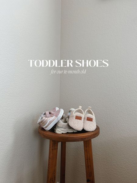 Practical toddler shoes that our 16 month old wears and loves! Very practical and high quality shoes especially for active walkers! 