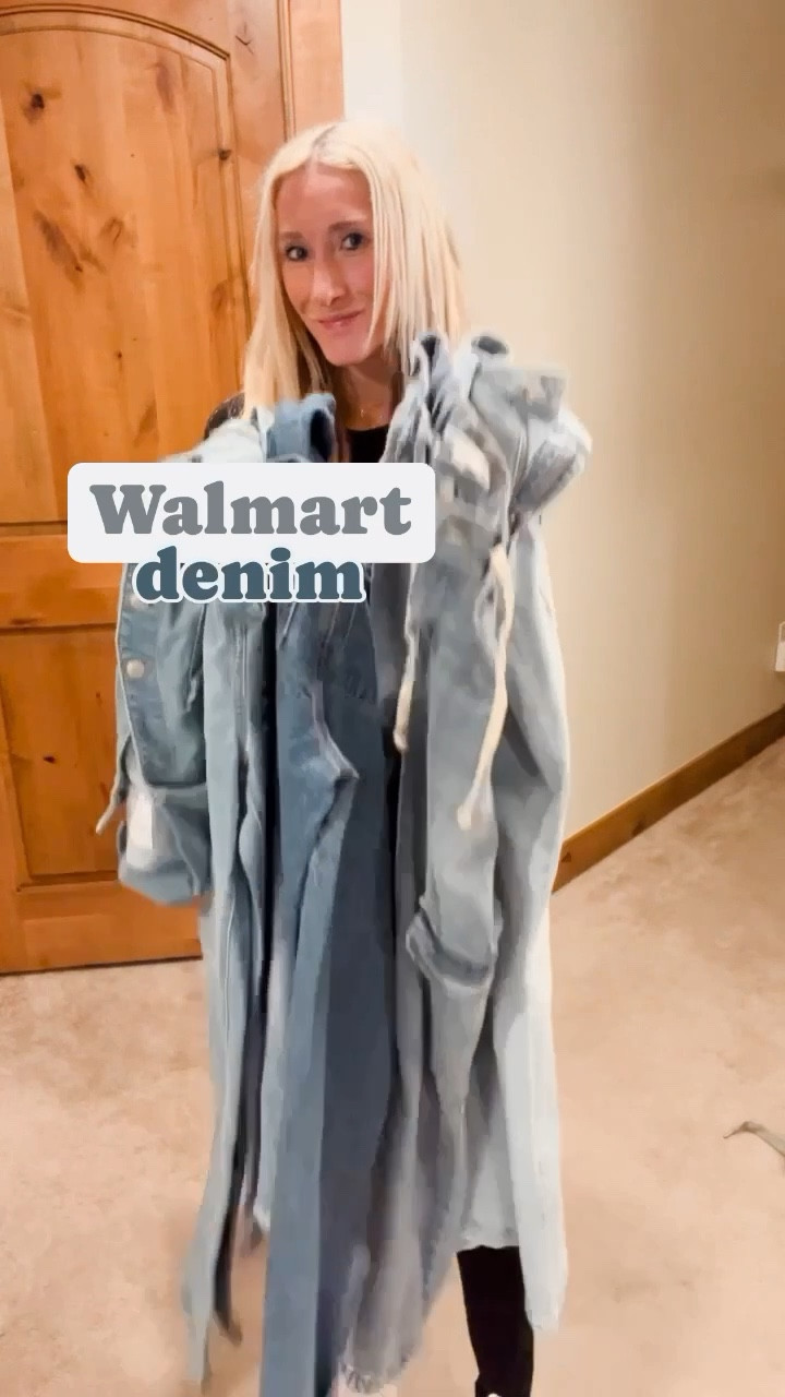 Walmart denim 🫶🏼. Obsessed. Wearing XS in everything! 

#LTKstyletip #LTKsalealert #LTKfindsunder50