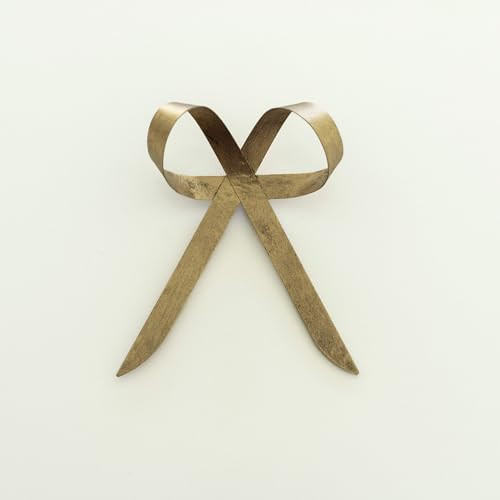 Rool Christmas Ornaments - Gold Metal Bow Brass Bow Tree Decorations with Clip | Amazon (US)