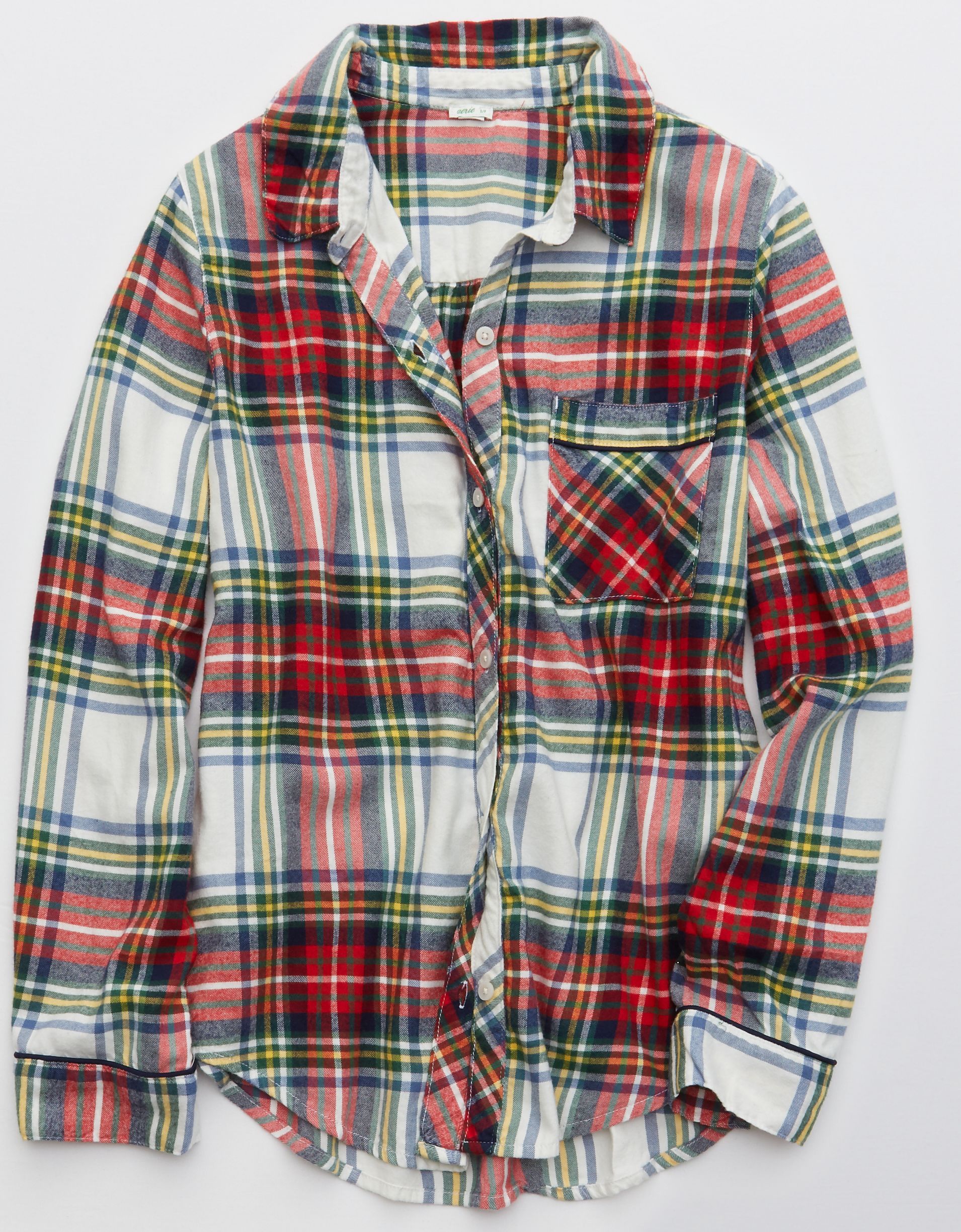 Aerie Flannel Pajama Shirt | American Eagle Outfitters (US & CA)