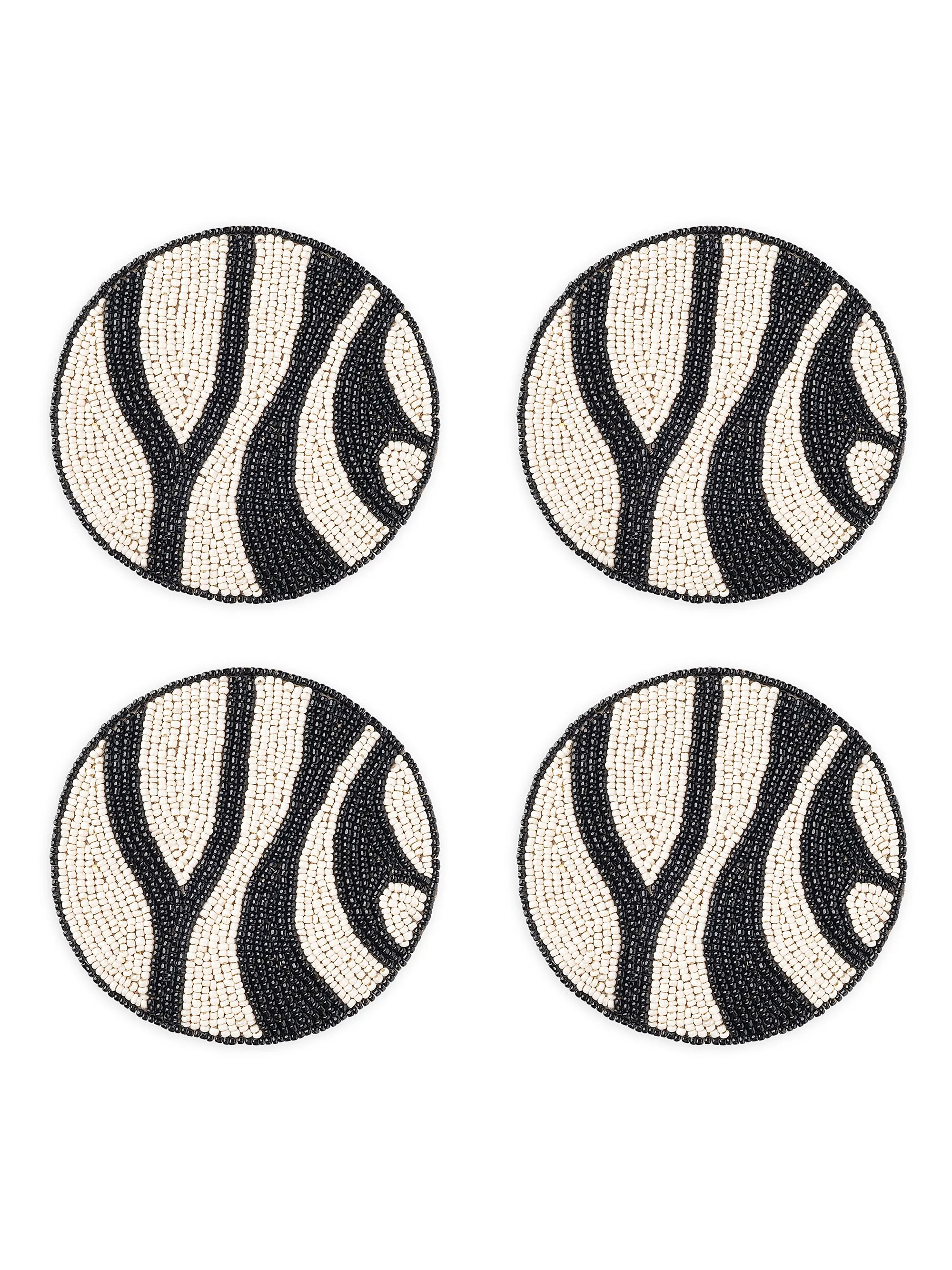 Zebra Coasters | Saks Fifth Avenue