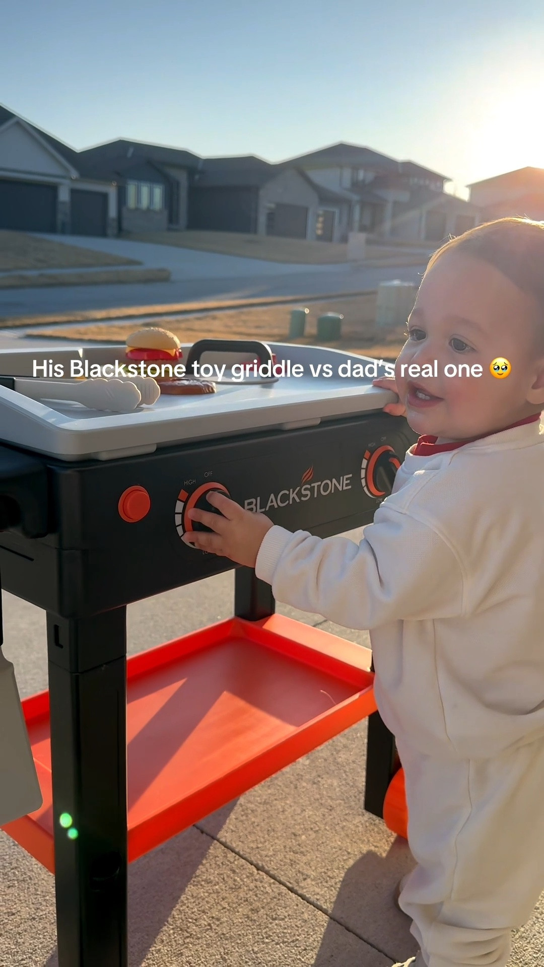 My toddler’s favorite outdoor toy lately: his Blackstone toy griddle 🖤 He loves grilling right next to dad and copying everything he does. It’s such a fun, interactive toy and perfect for little ones who love pretend play and helping outside.

#LTKKids #LTKMens #LTKmomlife