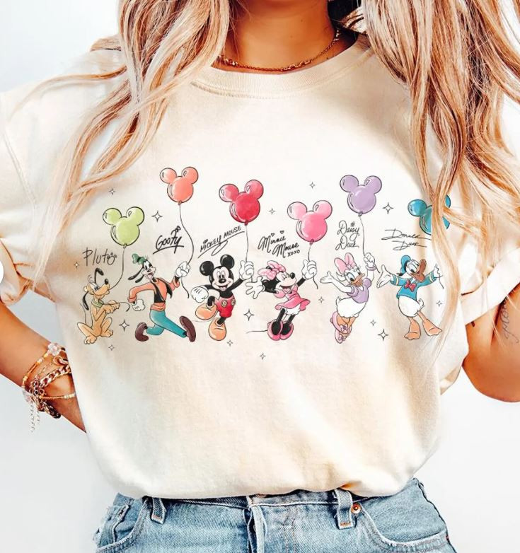45% off

•
Limited time sale

Retro Mickey and Friends Signatures Shirt, Disney Balloon Shirt, Disney Characters Tee, Disney Mouse Head Tee, Mickey & Co Gift, Disney Tee 

 #LTKSaleAlert
