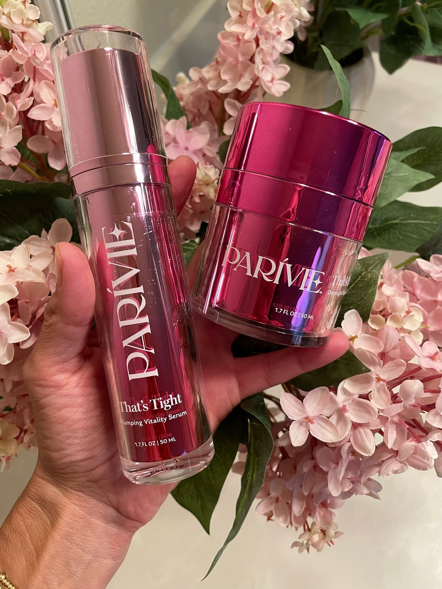 Currently loving these two from Parivie by Paris Hilton 🤍 That’s Tight + That’s Firm have become such a good addition to my skincare routine.

What I’m loving most is how my skin looks smoother, tighter and more firm, with a fresh, healthy-looking finish. I apply them to clean skin and massage them in until absorbed, making them easy to work into my everyday routine.

If you’re looking for skincare focused on a firmer, smoother-looking complexion, these are worth adding to your beauty lineup. ✨

#ParivieByParisHilton #ParisHiltonBeauty #Skincare #SkincareRoutine #FacialSkincare #FirmingSkincare #SkincareFinds #BeautyFinds #SkincareFavorites #AntiAgingSkincare #SmoothSkin #FirmSkin #BeautyRoutine

#LTKBeauty #LTKOver40 #LTKSeasonal